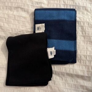 Two Old Navy fleece scarves, like new